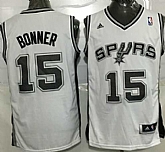 San Antonio Spurs #15 Matt Bonner White Stitched NBA Jersey,baseball caps,new era cap wholesale,wholesale hats